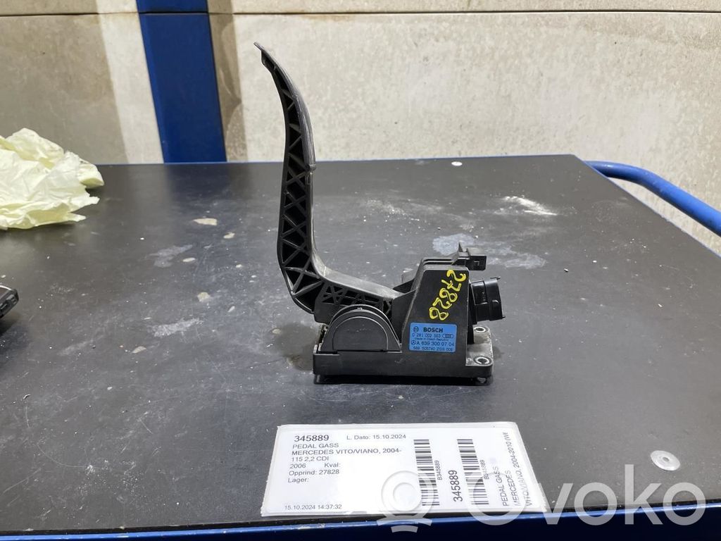 Mercedes-Benz Vito Viano W639 Pedale dell’acceleratore