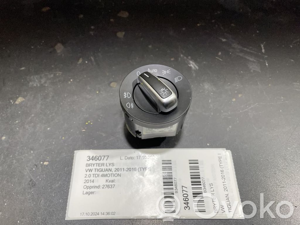 Volkswagen Tiguan Interruttore luci