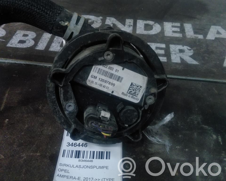 Opel Ampera- E Webasto pompe de circulation d'eau 