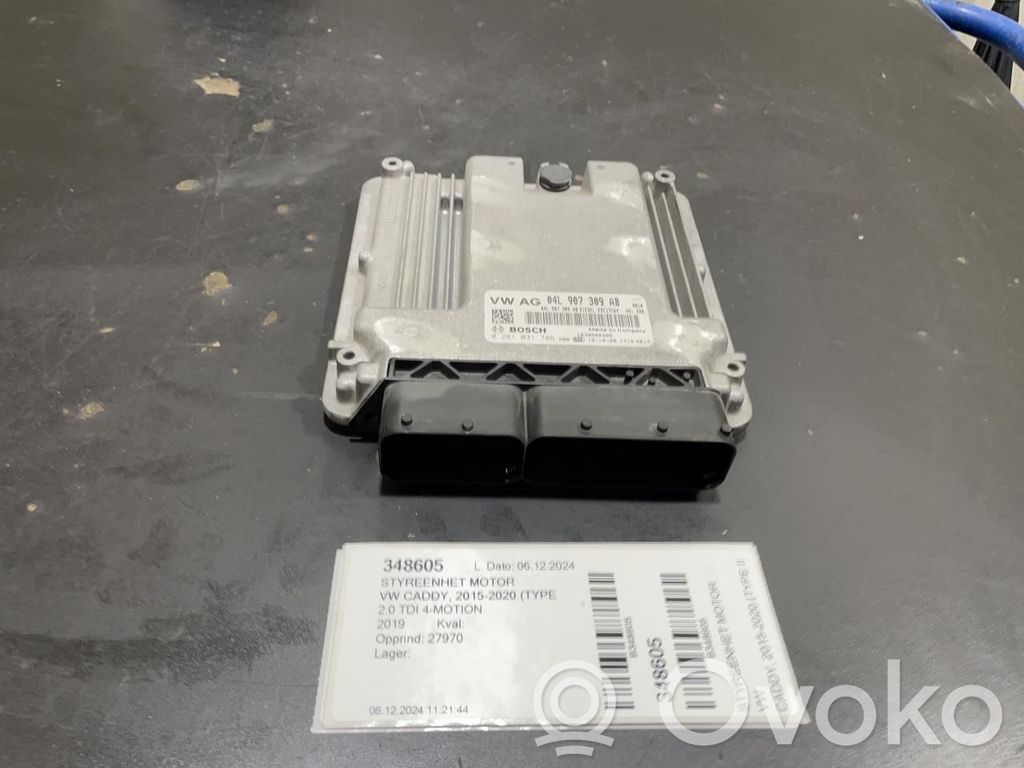 Volkswagen Caddy Unidad de control/módulo ECU del motor 