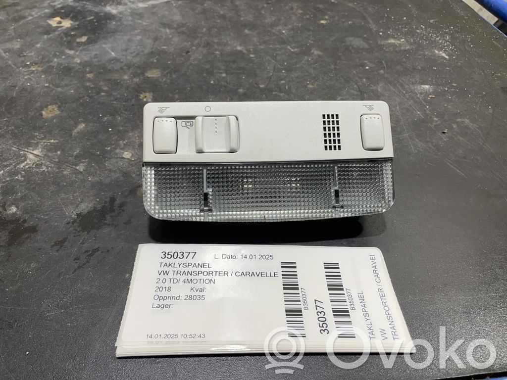 Volkswagen Transporter - Caravelle T6 Interruptor de control del panel de luces 