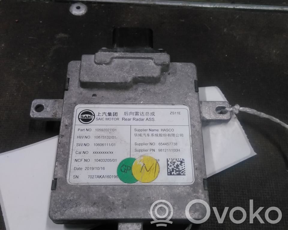 MG ZS Sensor de radar Distronic 