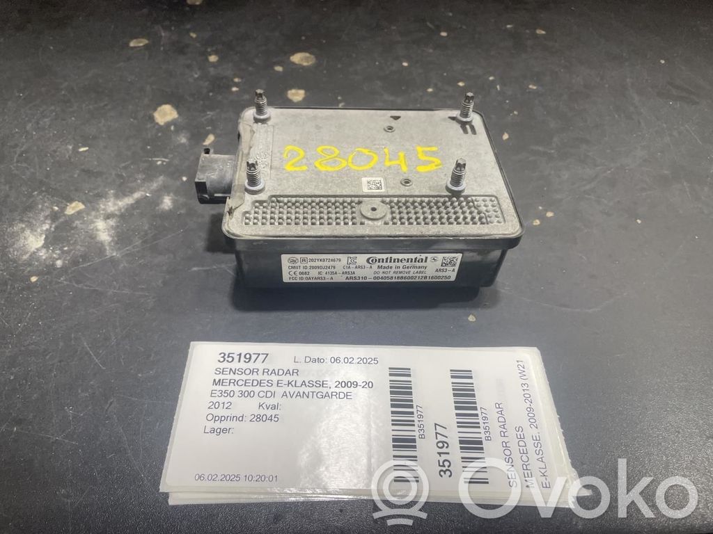 Mercedes-Benz E W212 Senzor radar distronic