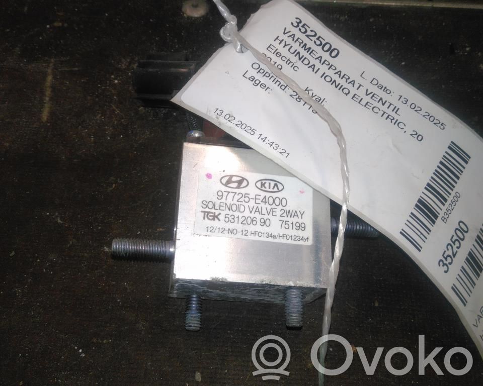 Hyundai Ioniq Supapă control încălzitor lichid răcire