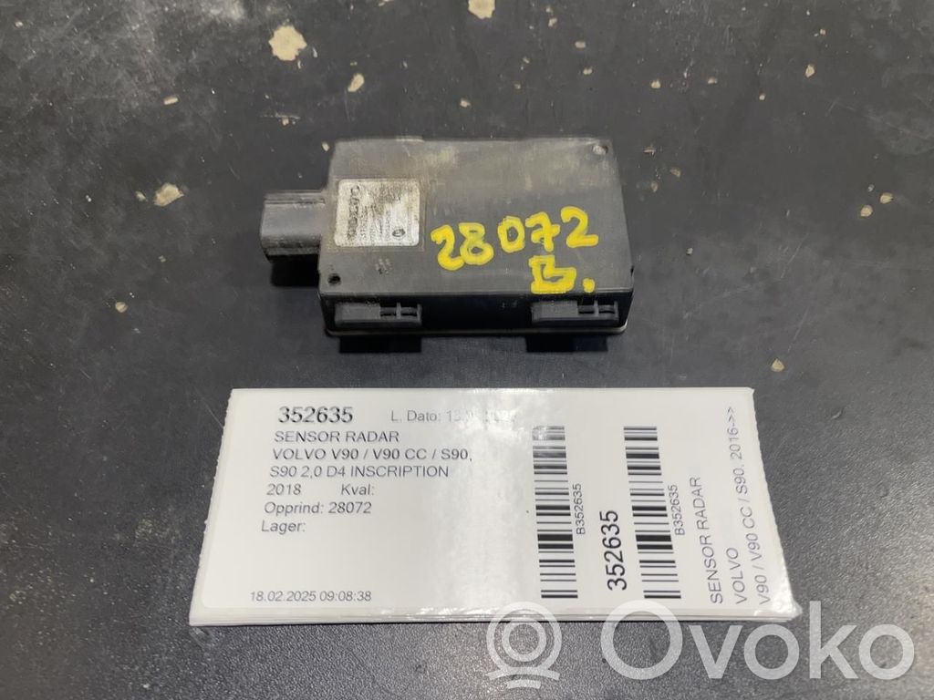 Volvo S90, V90 Senzor radar distronic 