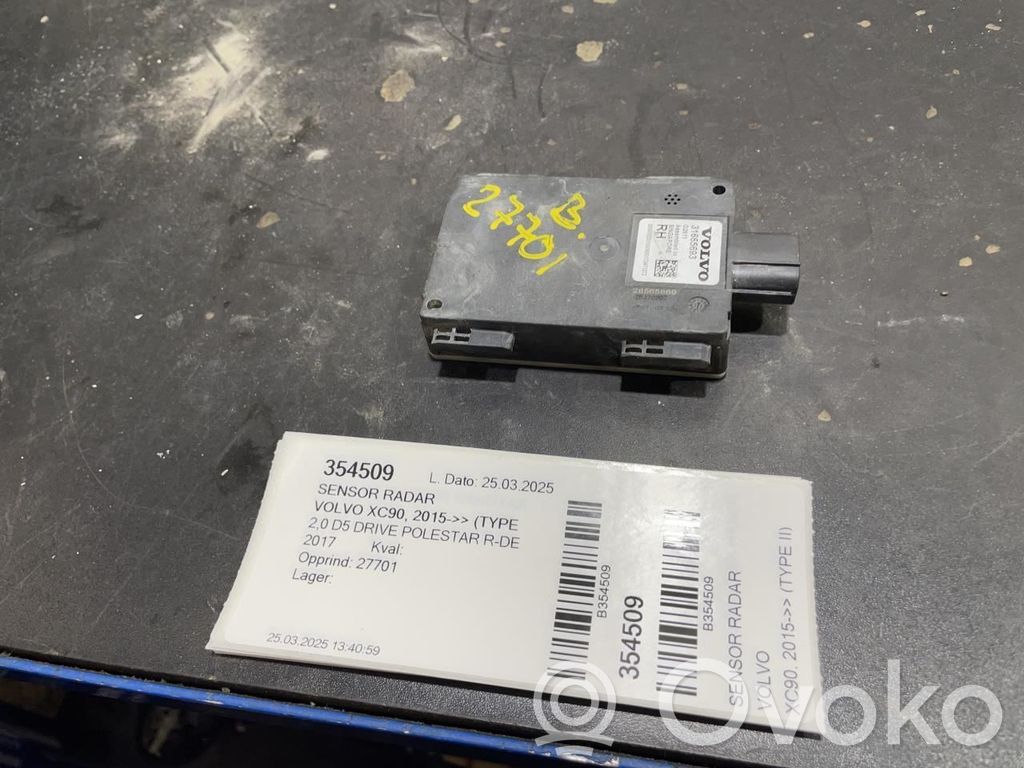 Volvo XC90 Distronic sensor radar 