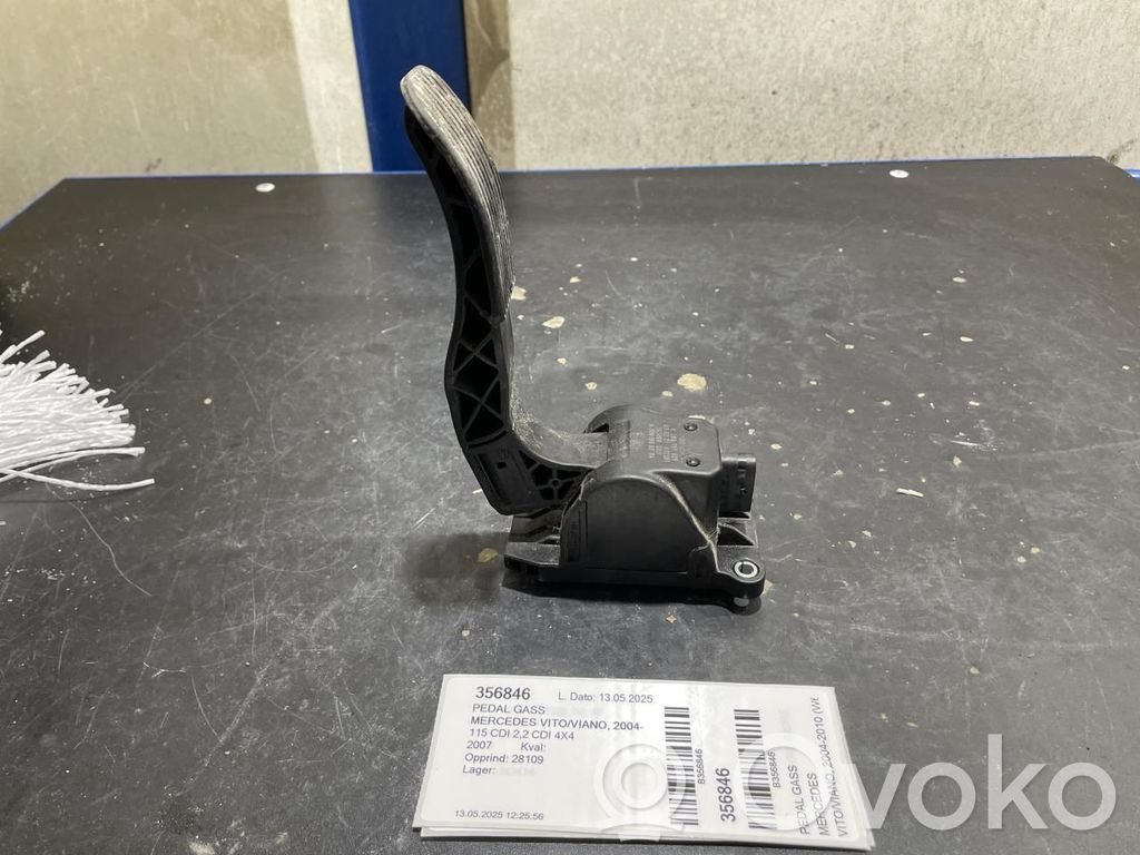 Mercedes-Benz Vito Viano W639 Pedale dell’acceleratore 