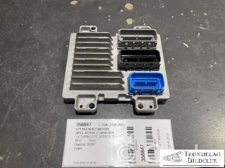 Opel Astra J Engine control unit/module ECU 