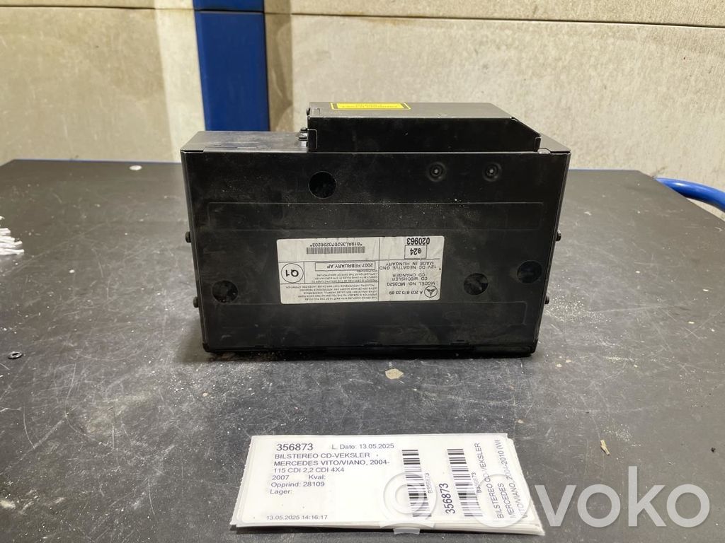 Mercedes-Benz Vito Viano W639 Caricatore CD/DVD 