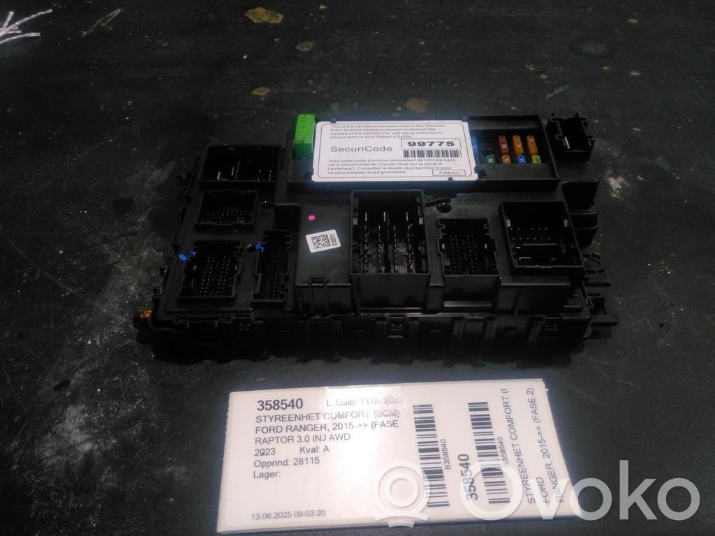 Ford Ranger Sterownik / Moduł komfortu 