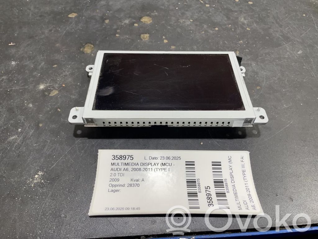 Audi A6 S6 C6 4F Unidad central de control multimedia 