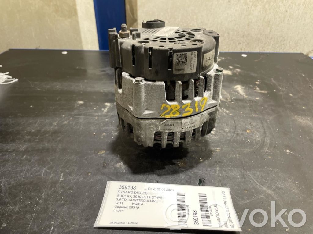 Audi A7 S7 4G Generatorius 