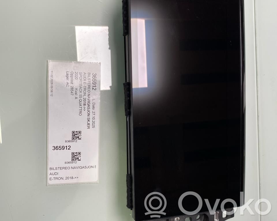 Audi e-tron Screen/display/small screen 