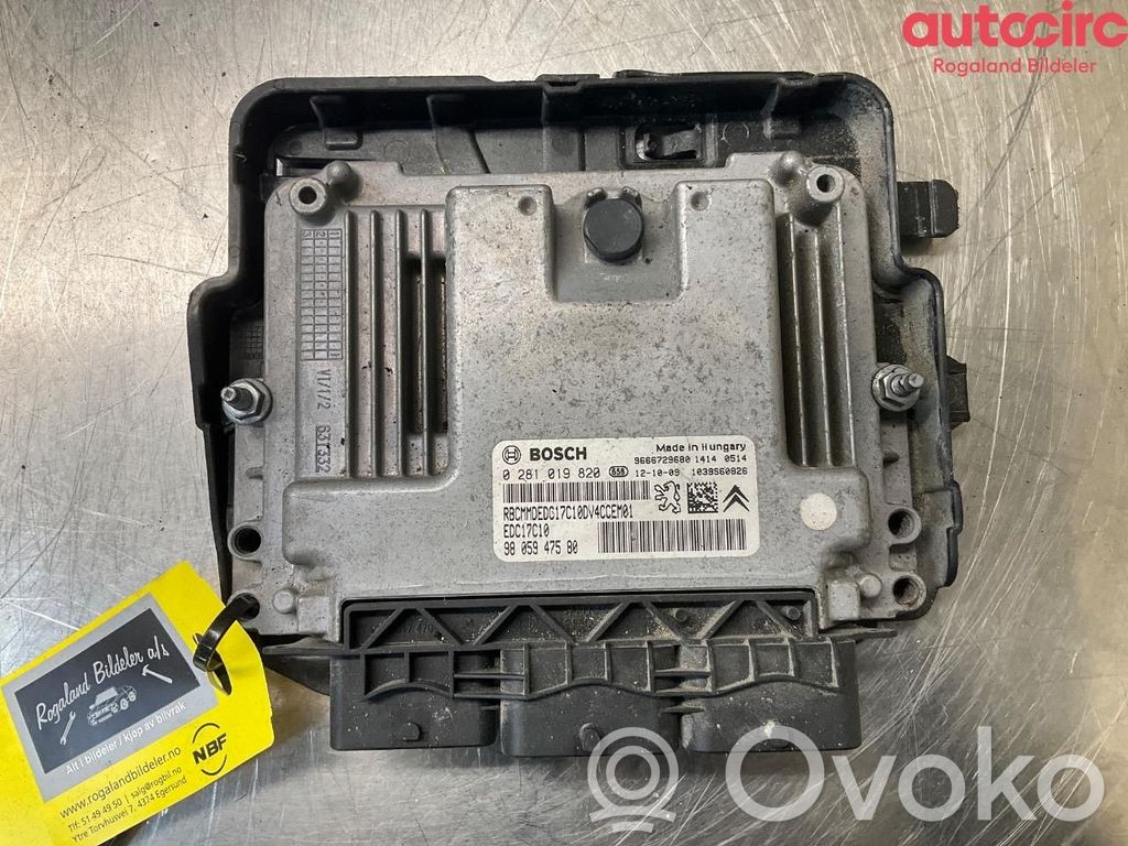 Peugeot 208 I Unidad de control/módulo ECU del motor 