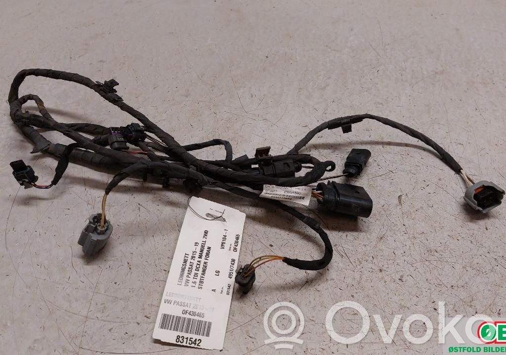 Volkswagen PASSAT B8 Cablaggio elettrico 