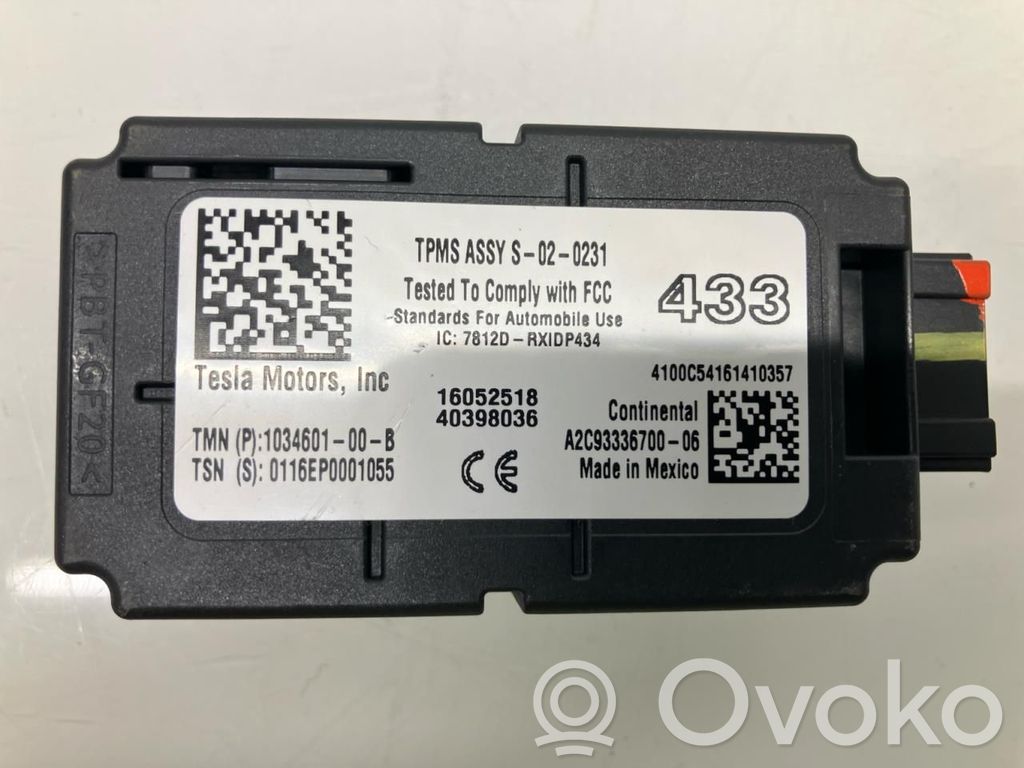 Tesla Model X Other control units/modules 