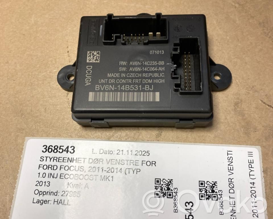 Ford Focus Unitate/modul comandă uși 