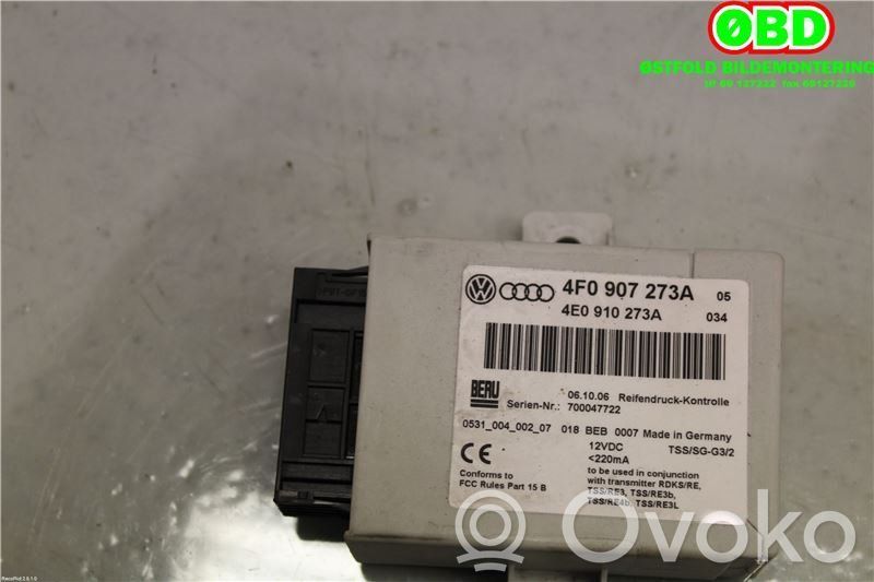 Muut ohjainlaitteet/moduulit   4E0910273A,4F0907273A,4F0907273A,4E0910273A,4F0907273A
