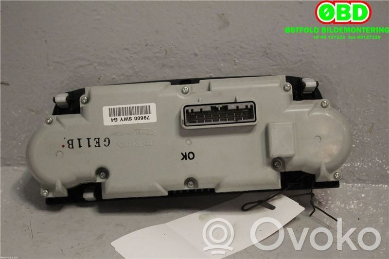 Honda CR-V Console centrale, commande chauffage/clim