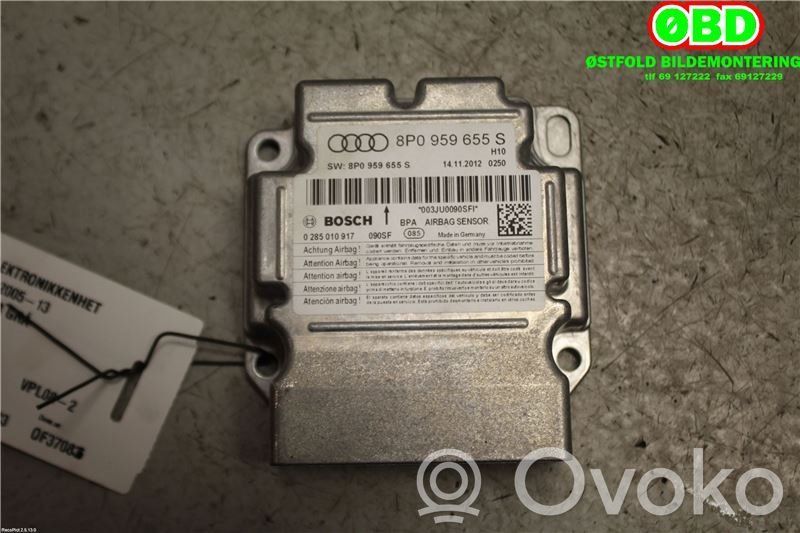 Audi A3 S3 8P Unitate/modul de comandă airbaguri
