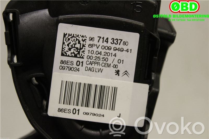 Pedale dell’acceleratore   1601CW,9671433780,9671433780,1601CW,9671433780