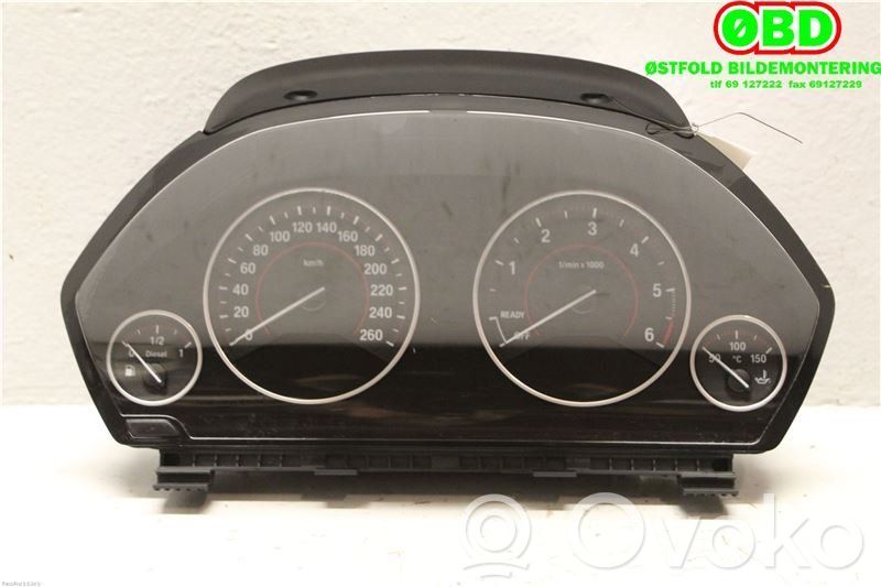 BMW 3 F30 F35 F31 Vitezometru (grup de instrumente) 