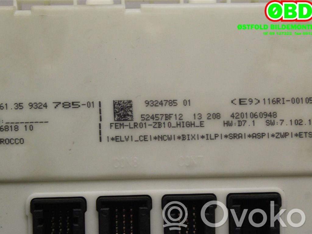 BMW 1 F20 F21 Central body control module 