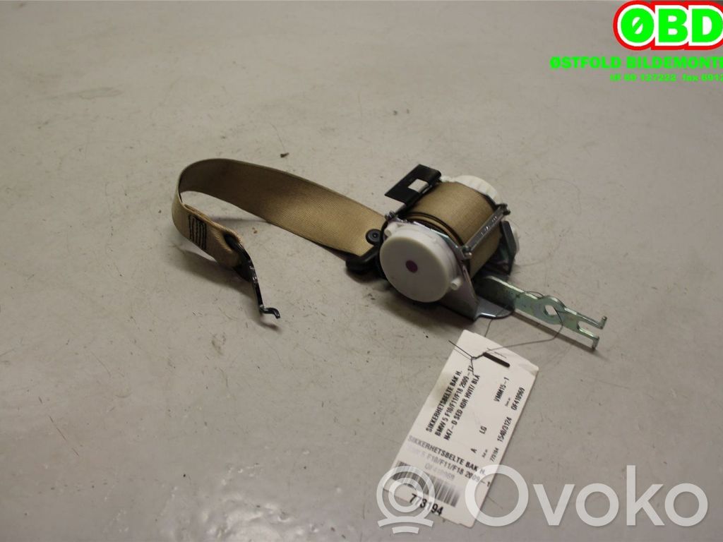 BMW 5 F10 F11 Takaistuimen turvavyö 