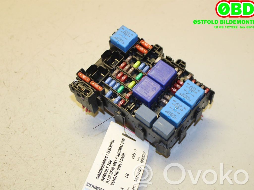 Renault Zoe Set scatola dei fusibili 