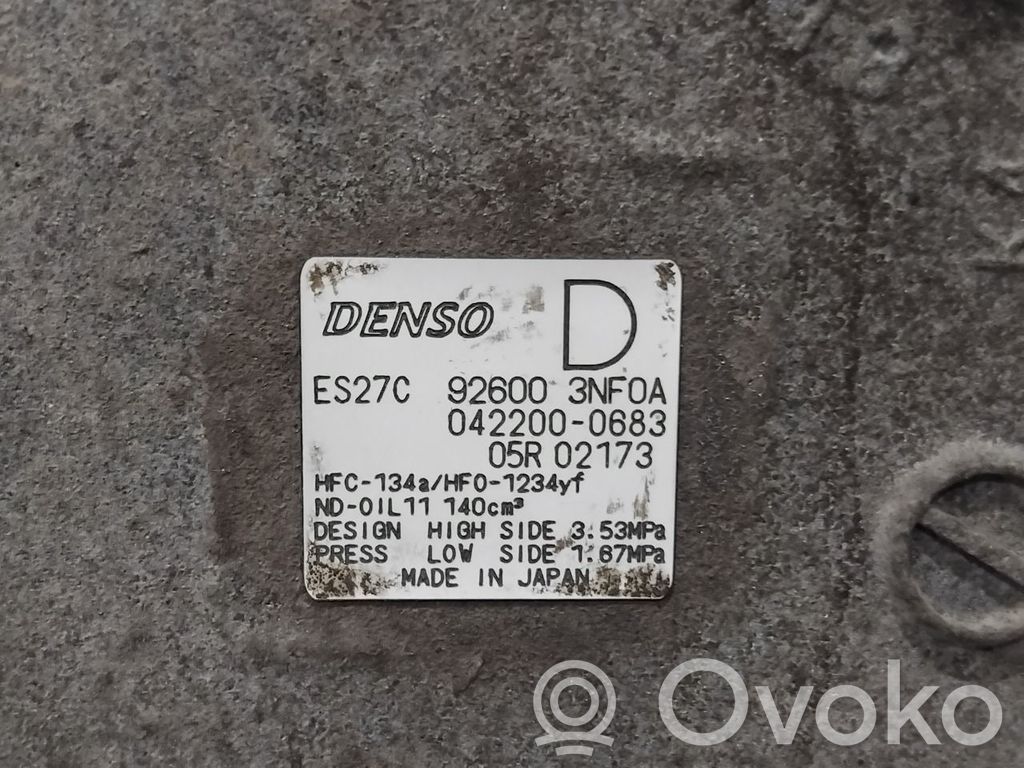 Nissan Leaf I (ZE0) Kompresor / Sprężarka klimatyzacji A/C 