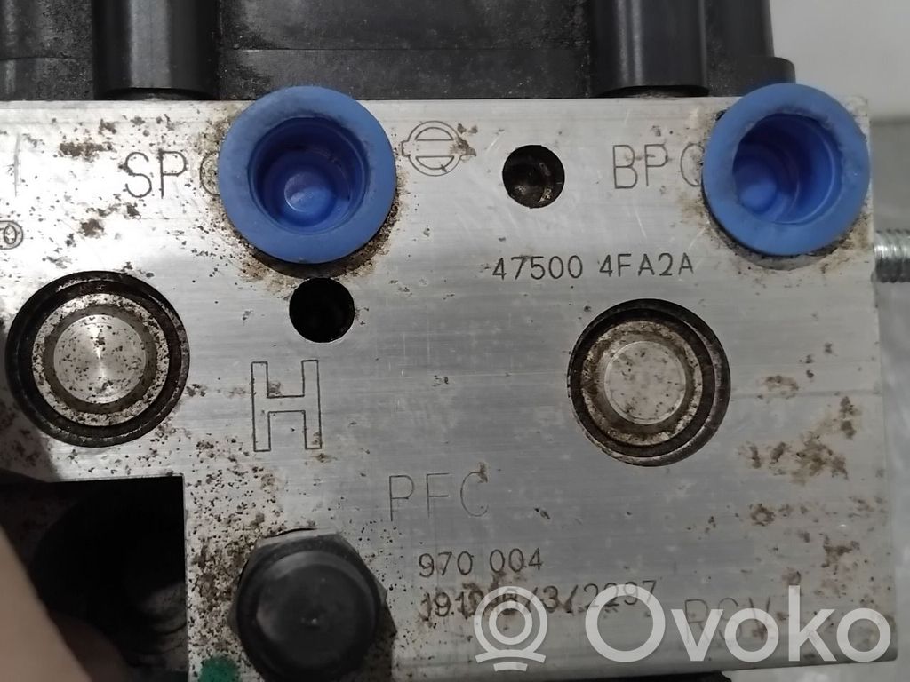 Nissan NV200 Bremžu intensitātes (svara) regulators 