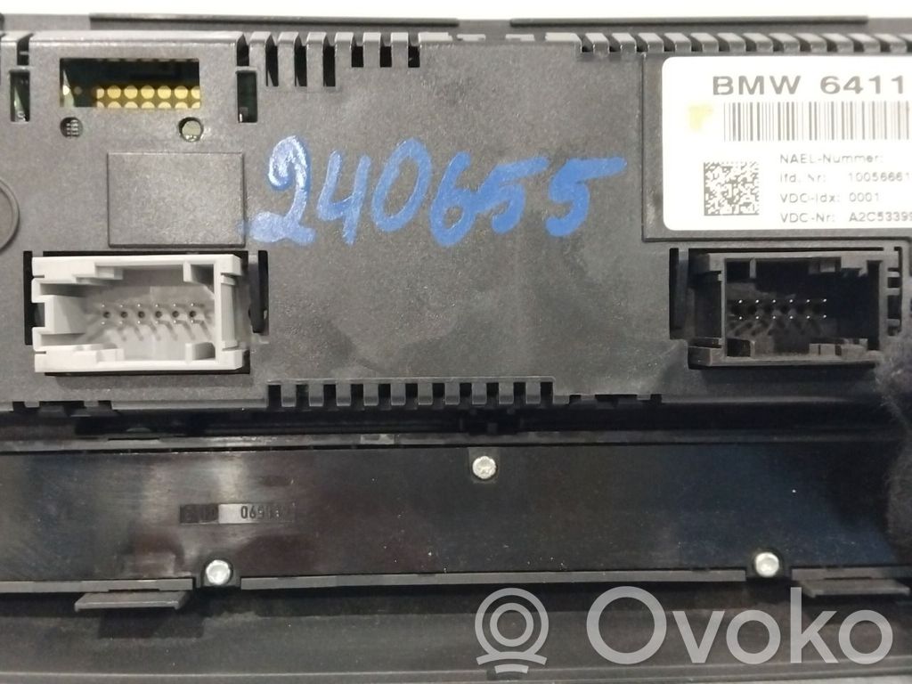 Console centrale, commande chauffage/clim   64119292262,64119221852,64119221852,64119221852,64119292262