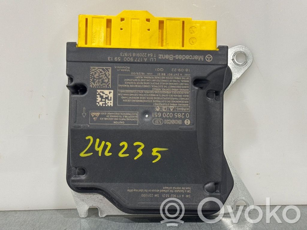 Mercedes-Benz EQA Airbag control unit/module 