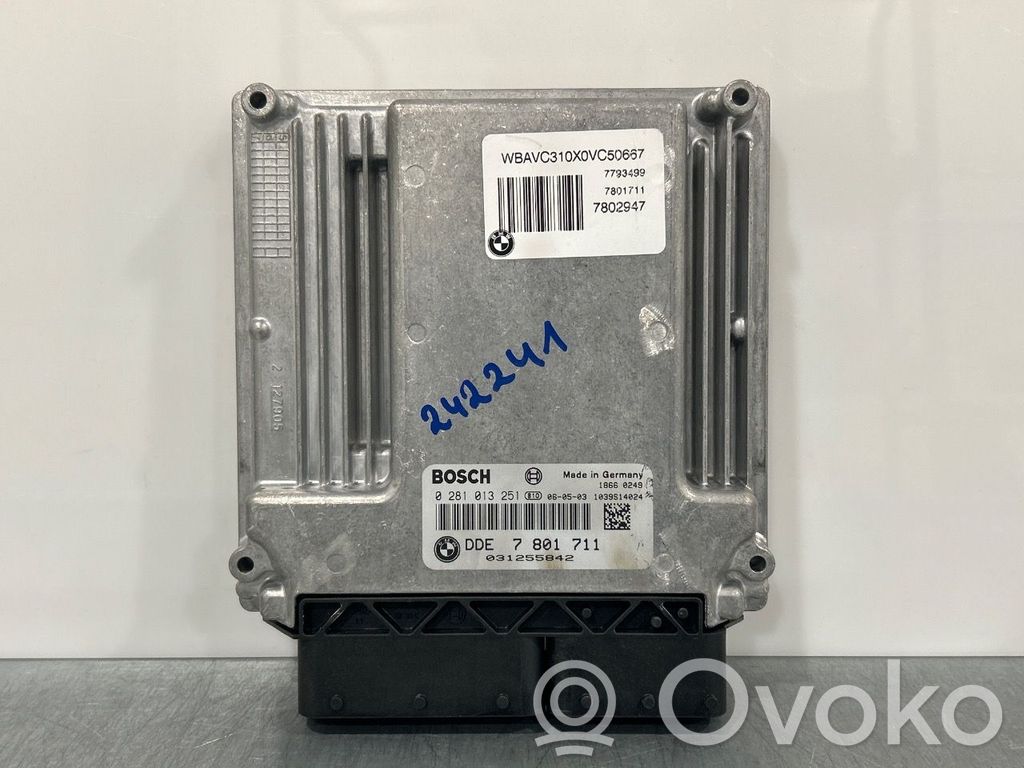 BMW 3 E90 E91 Engine control unit/module ECU 