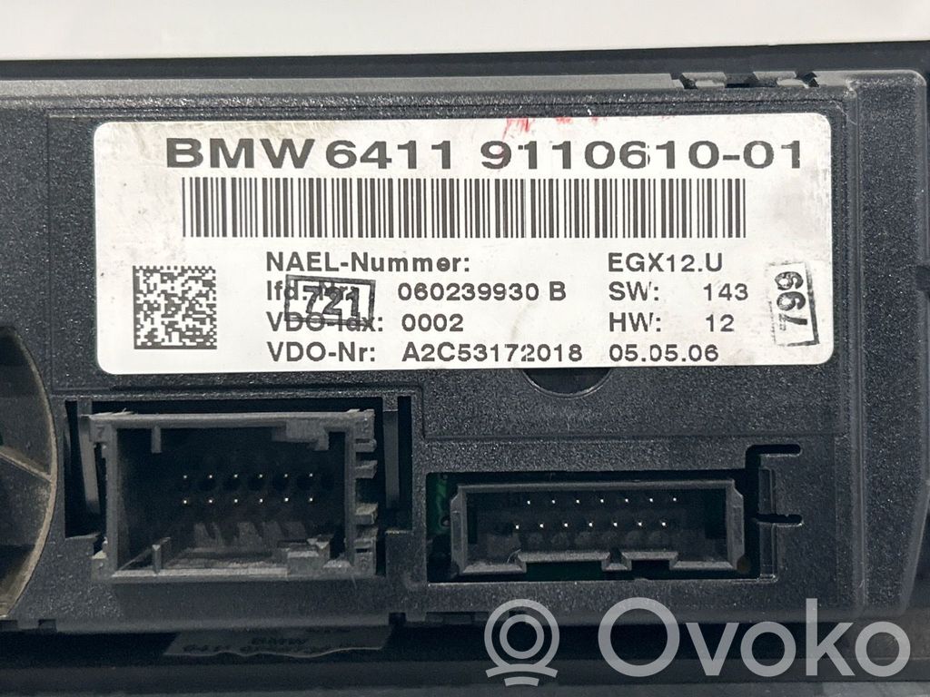 Console centrale, commande chauffage/clim   64119199259,64119110610,64119110610,64119110610,64119199259