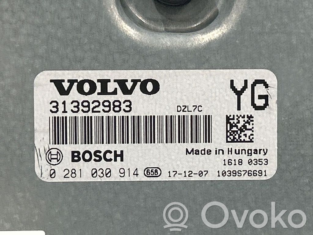 Volvo V60 Unidad de control/módulo ECU del motor 