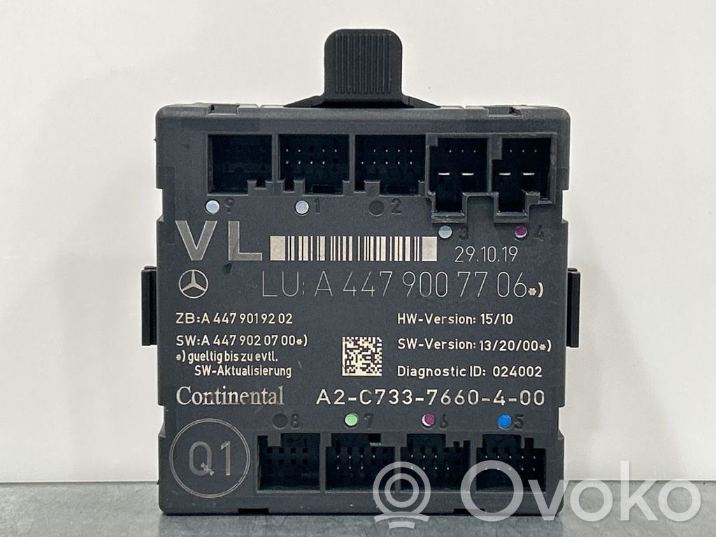 Mercedes-Benz Vito Viano W447 Sterownik / Moduł drzwi 