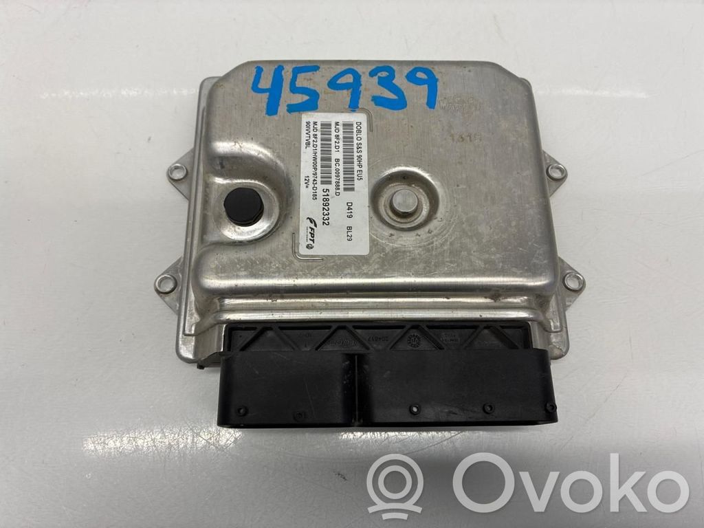 Engine control unit/module ECU   95511468,51892332,51892332,95511468
