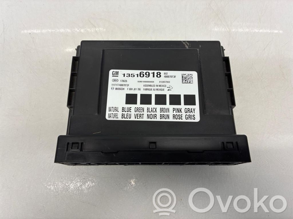 Central body control module   13594614,13516918,13516918,13594614