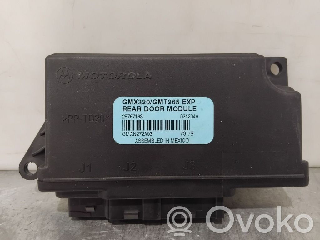 Cadillac CTS Unité de commande module de porte 