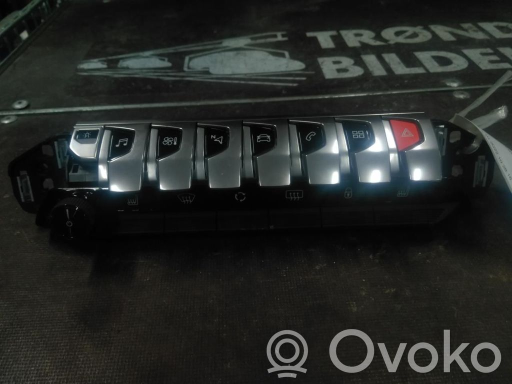 Peugeot 3008 II Console centrale, commande chauffage/clim