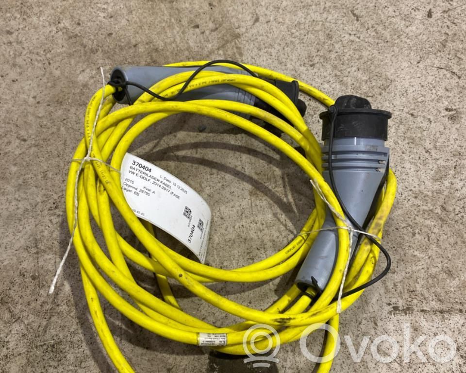 Volkswagen e-Golf Electric car charging cable 