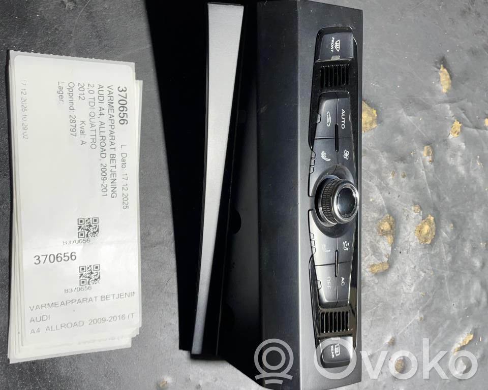 Console centrale, commande chauffage/clim   A2C37832500,8K1820043AG,8K1820043AGXZF,8K1820043R,8K1820043RXZF,A2C37832500