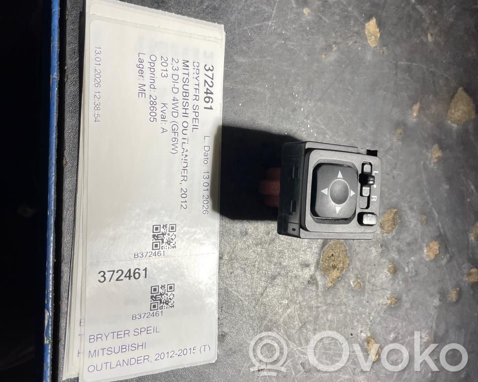 Interruptor del espejo lateral   MR951187,MR951187