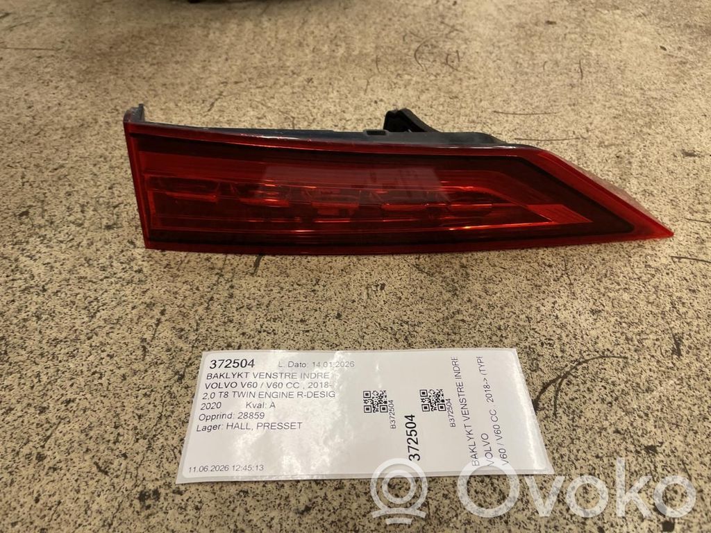 Volvo V60 Luci posteriori 