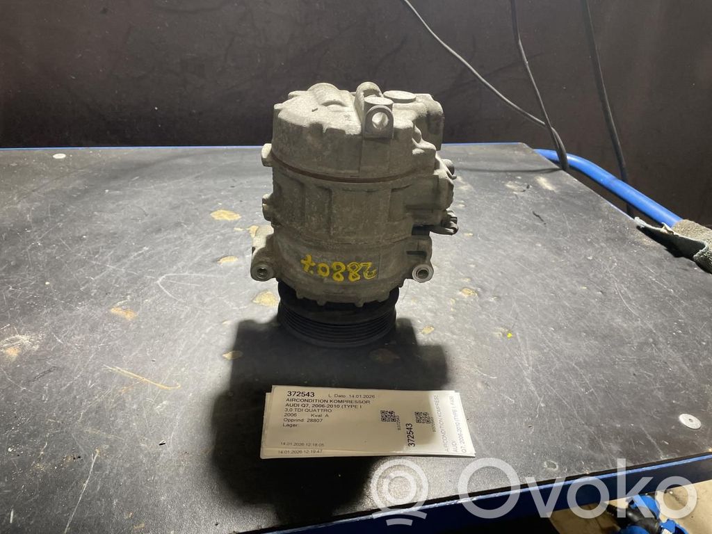 Audi Q7 4L Air conditioning (A/C) compressor (pump) 