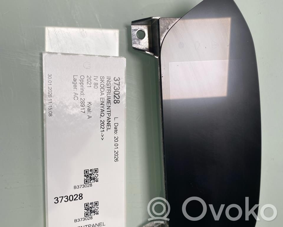 Skoda Enyaq iV Vitezometru (grup de instrumente) 