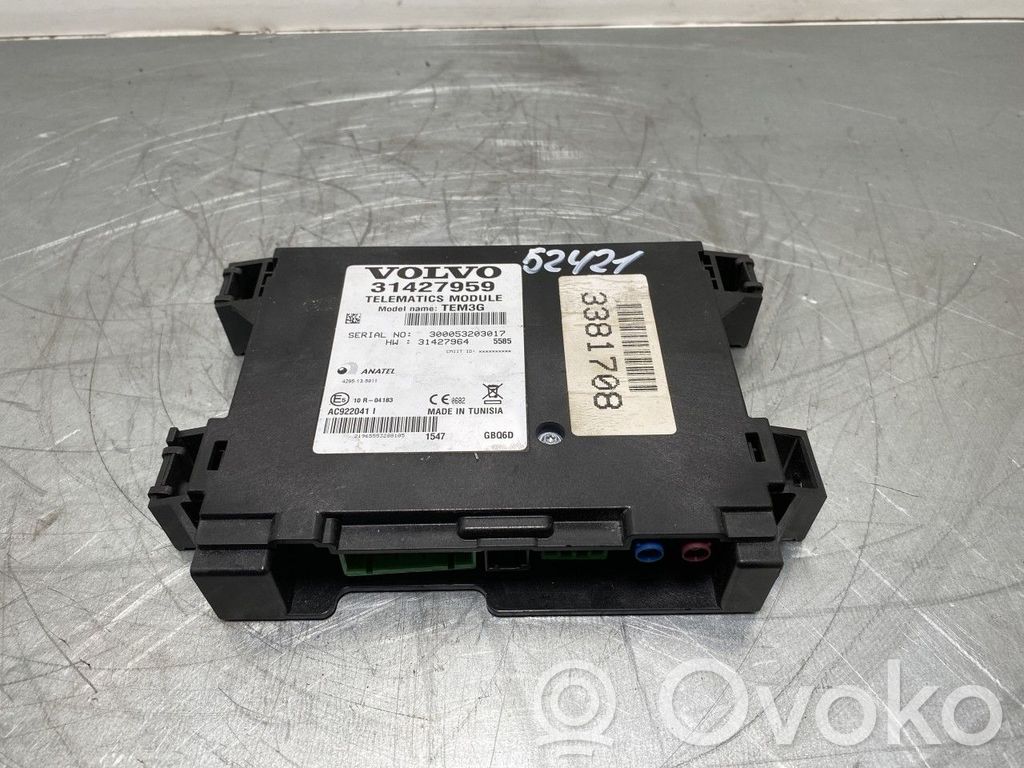 Autres unités de commande / modules   31427959,36011470,31427959,36011470