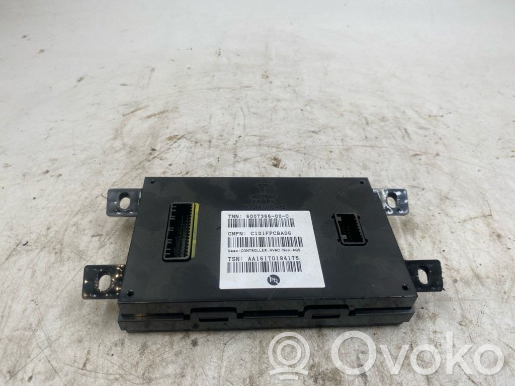 Tesla Model X Air conditioning/heating control unit 