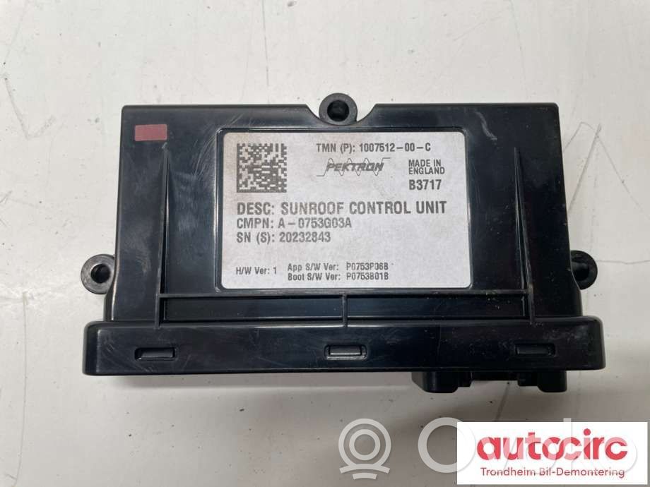 Tesla Model S Unité de commande / module de toit ouvrant 